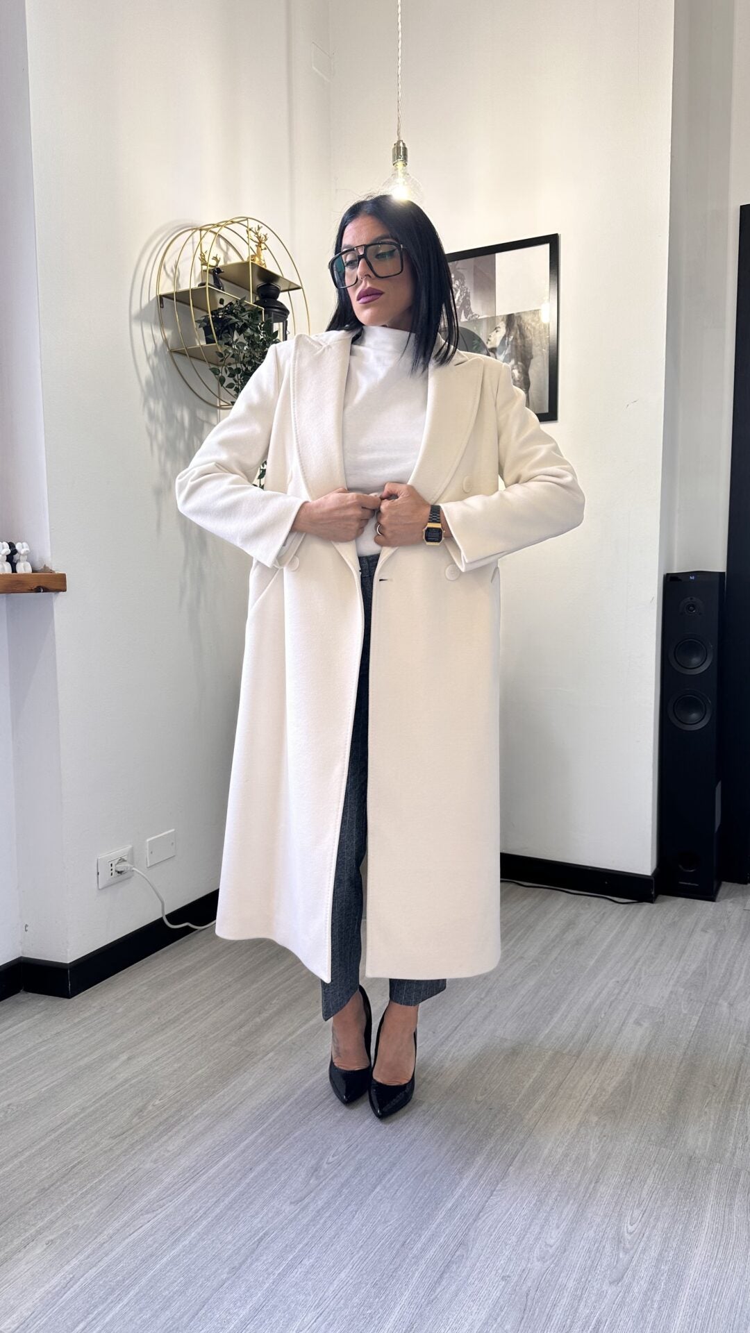 CAPPOTTO CLASSICO PANNA