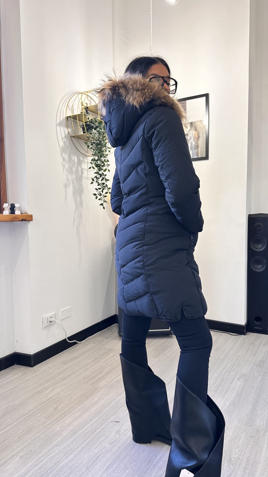 PIUMINO AL GINOCCHIO NERO