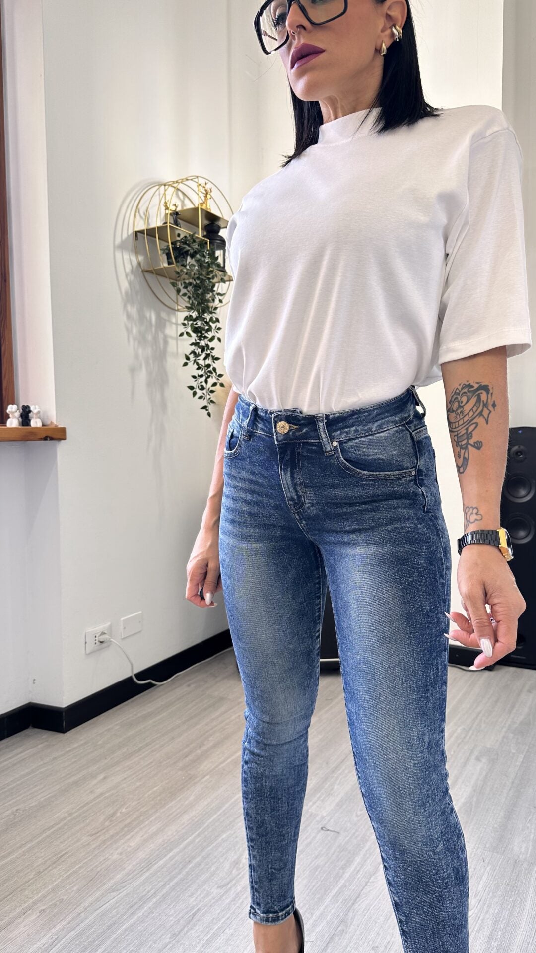 2310 JEANS SKINNY BLU