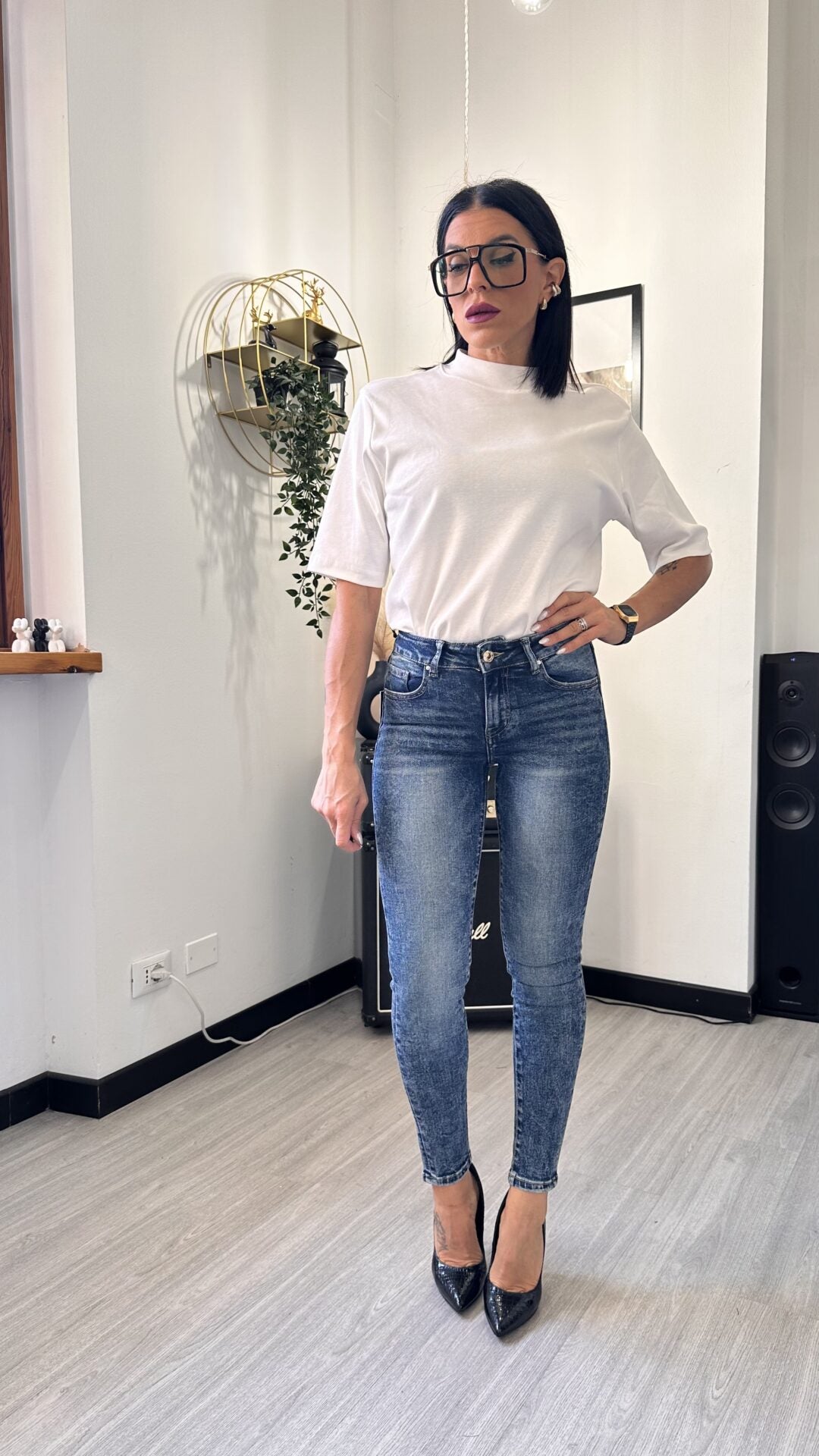2310 JEANS SKINNY BLU