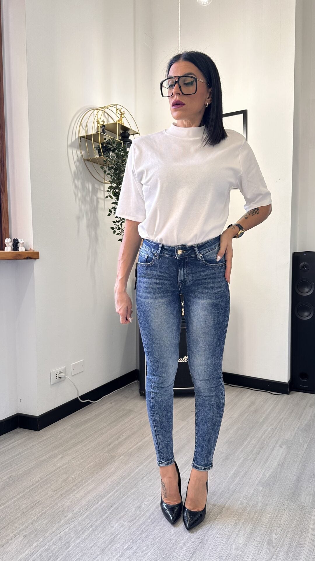 2310 JEANS SKINNY BLU