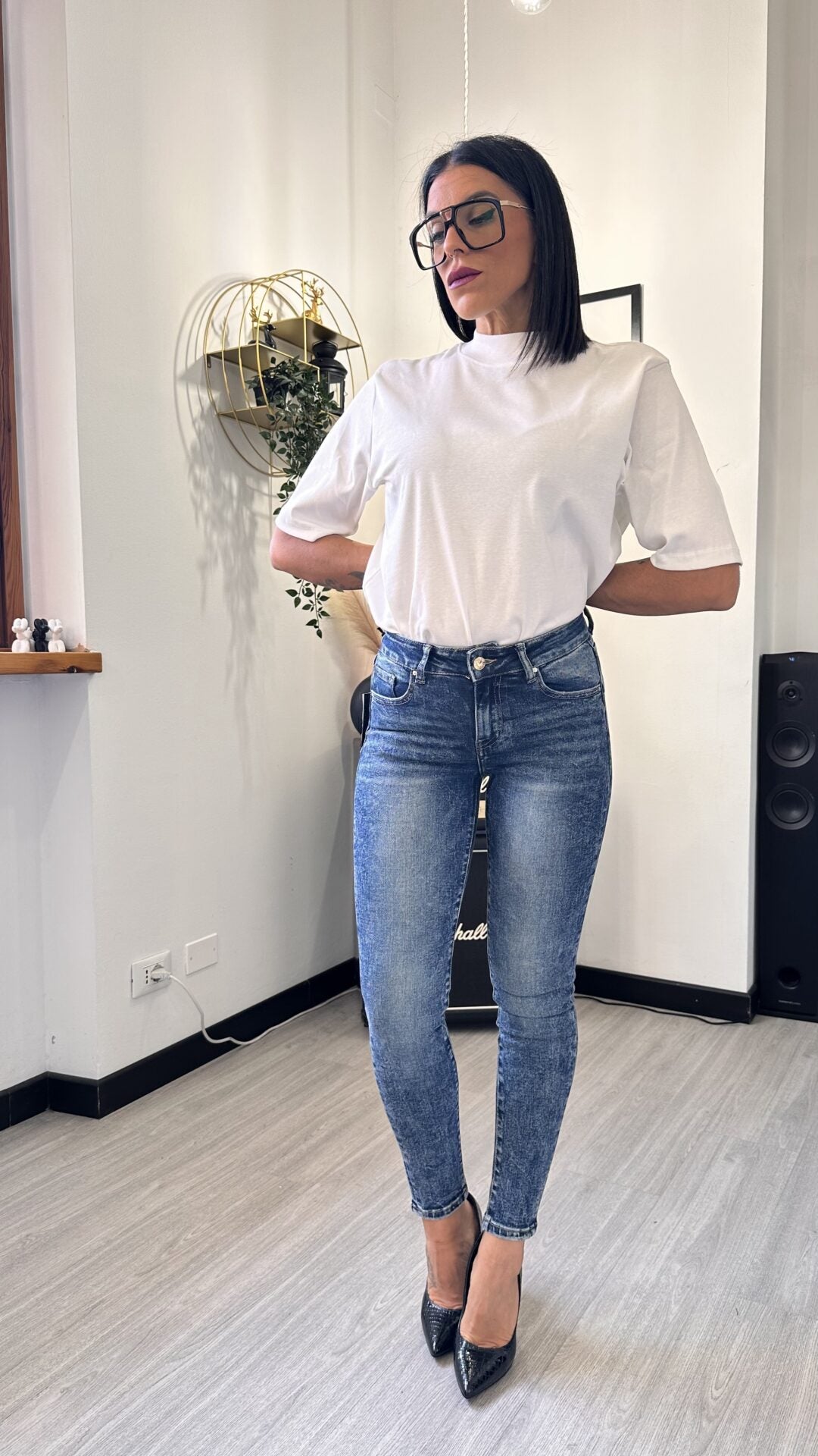 2310 JEANS SKINNY BLU
