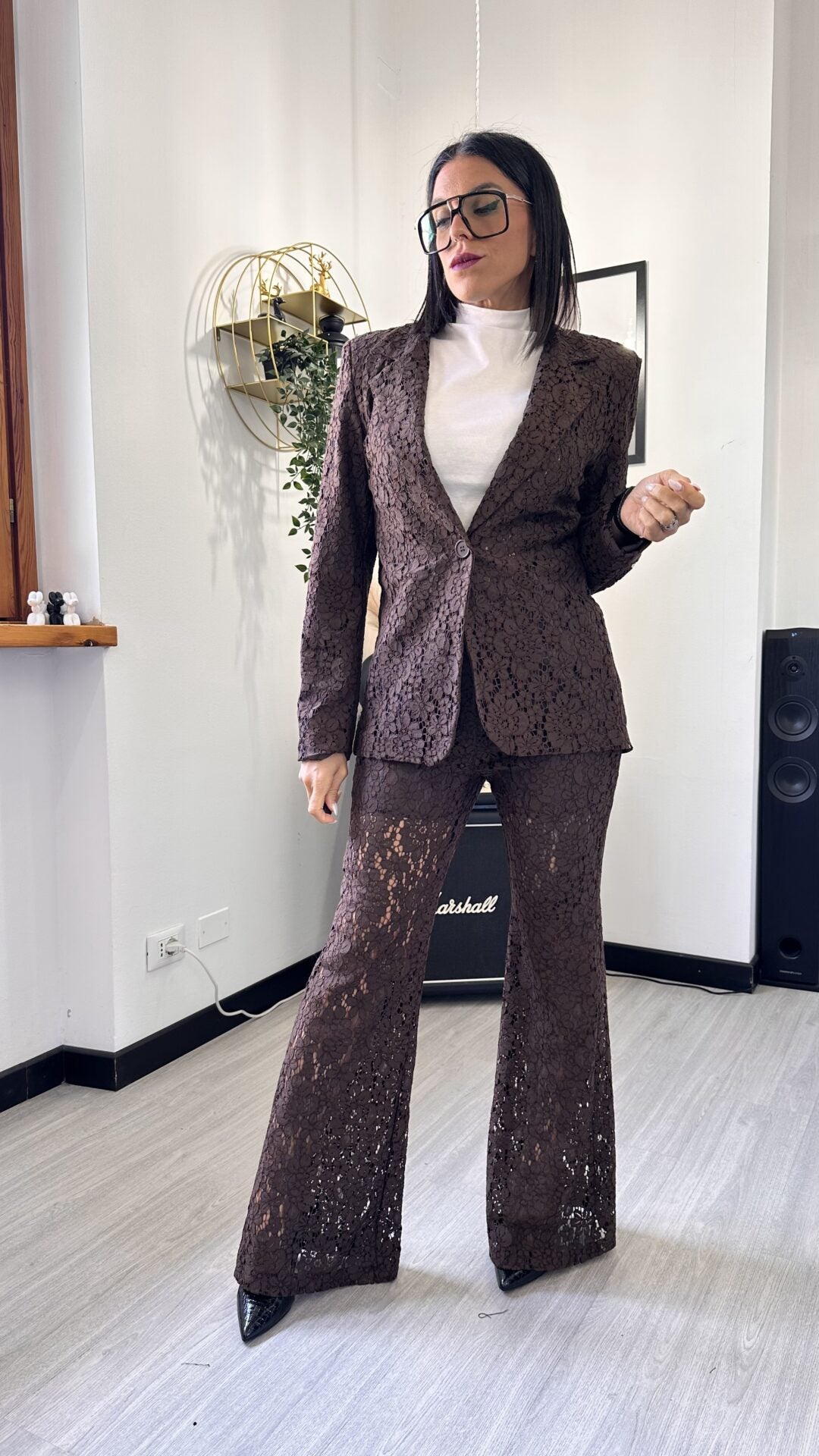 TAILLEUR MACRAME MARRONE
