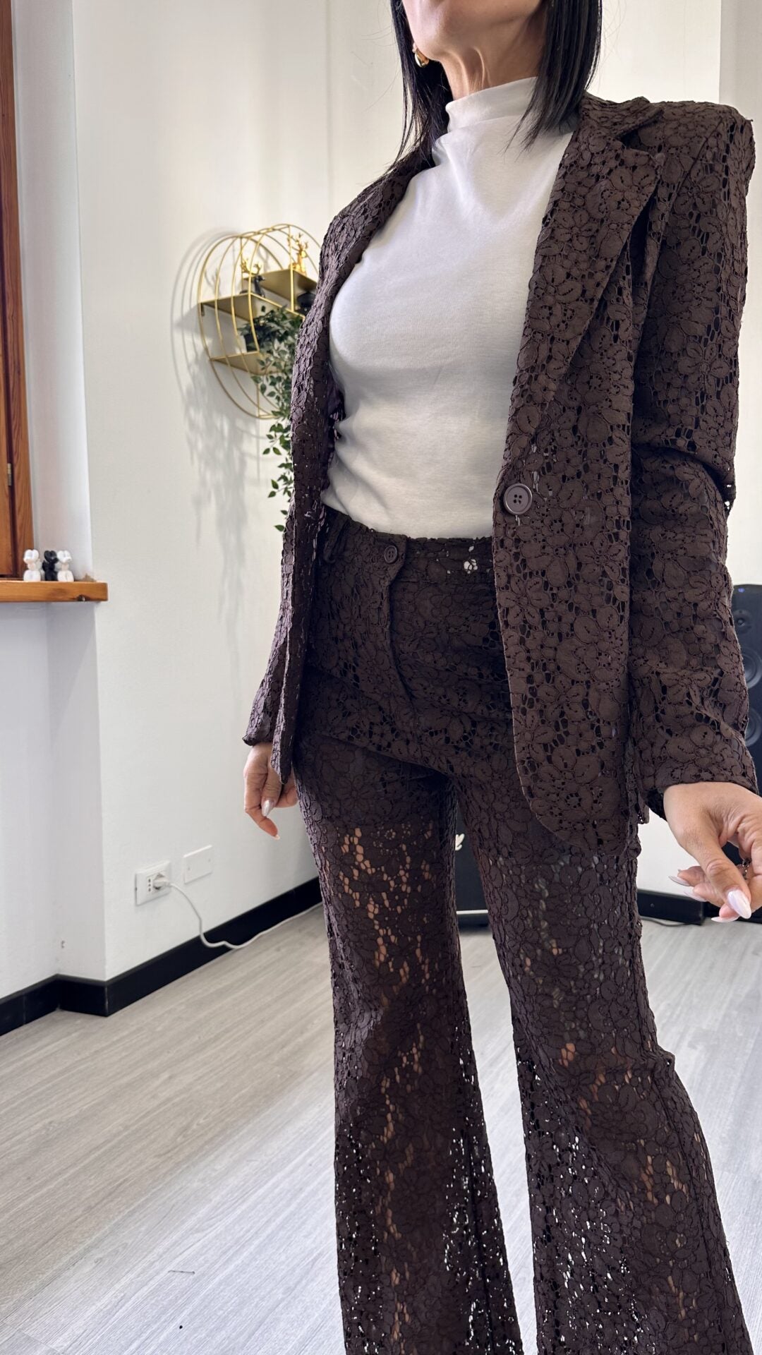 TAILLEUR MACRAME MARRONE