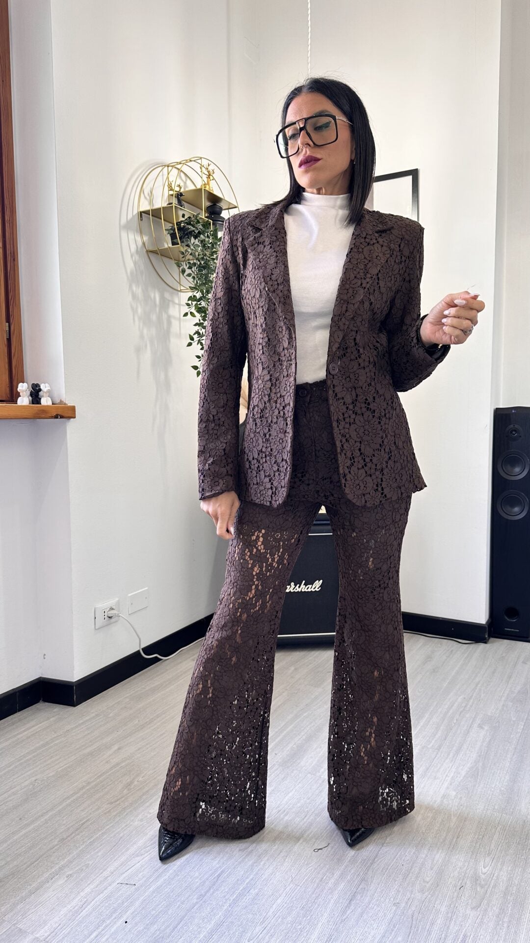 TAILLEUR MACRAME MARRONE