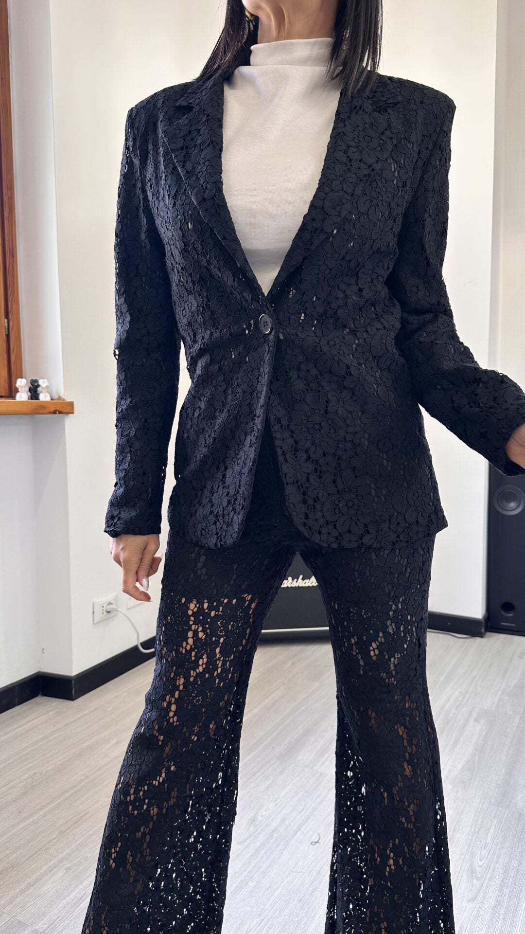 TAILLEUR MACRAME NERO