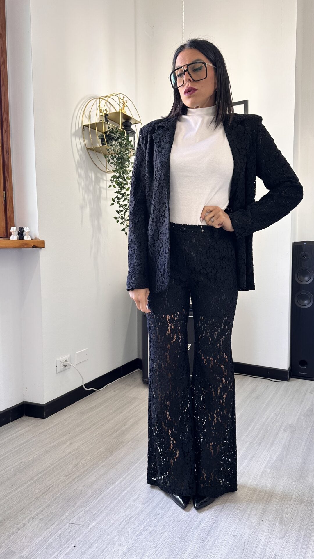 TAILLEUR MACRAME NERO