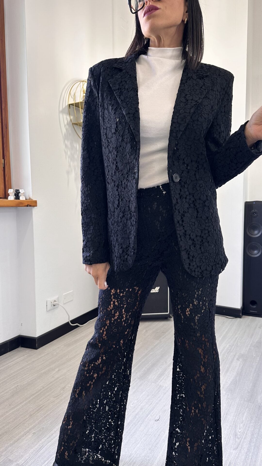 TAILLEUR MACRAME NERO
