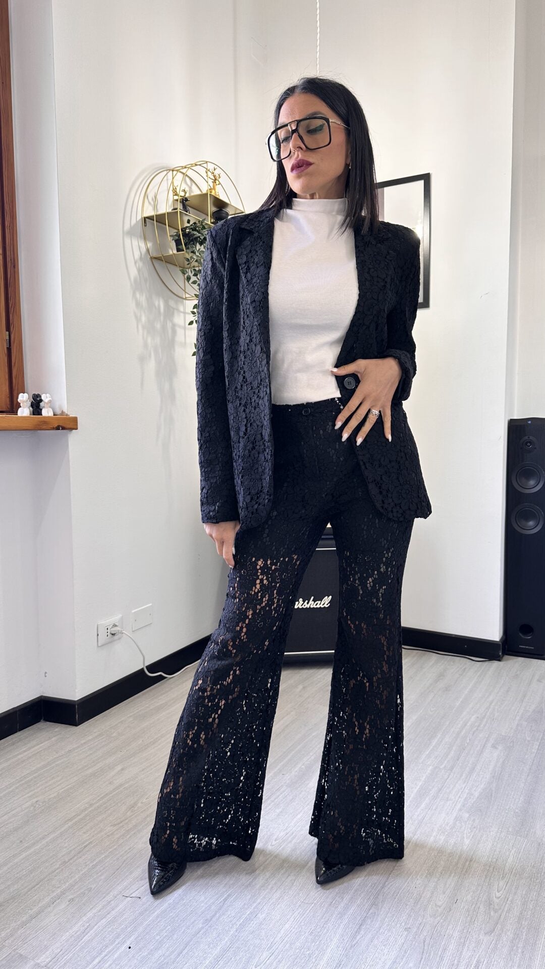 TAILLEUR MACRAME NERO