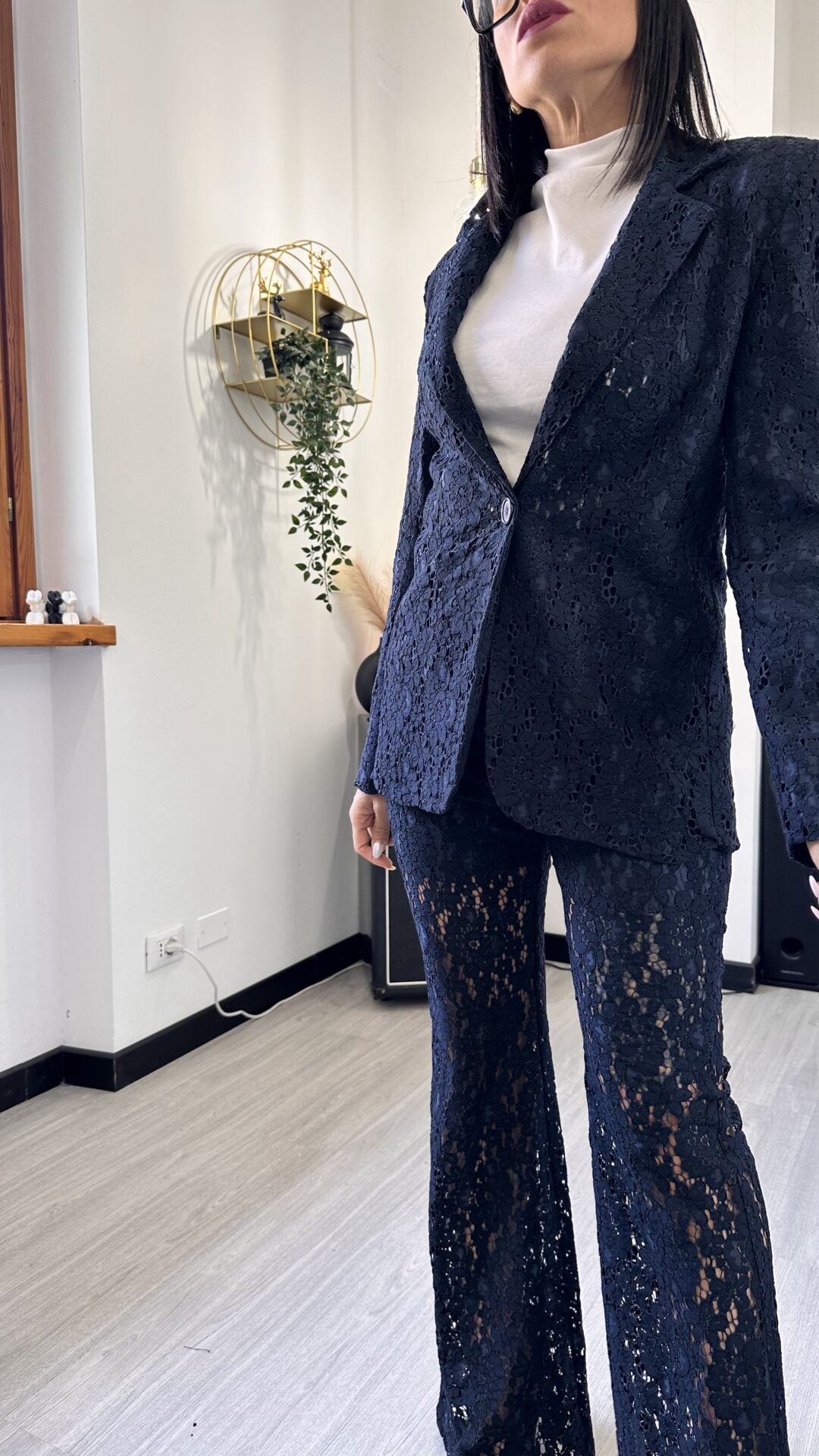 TAILLEUR MACRAME BLU