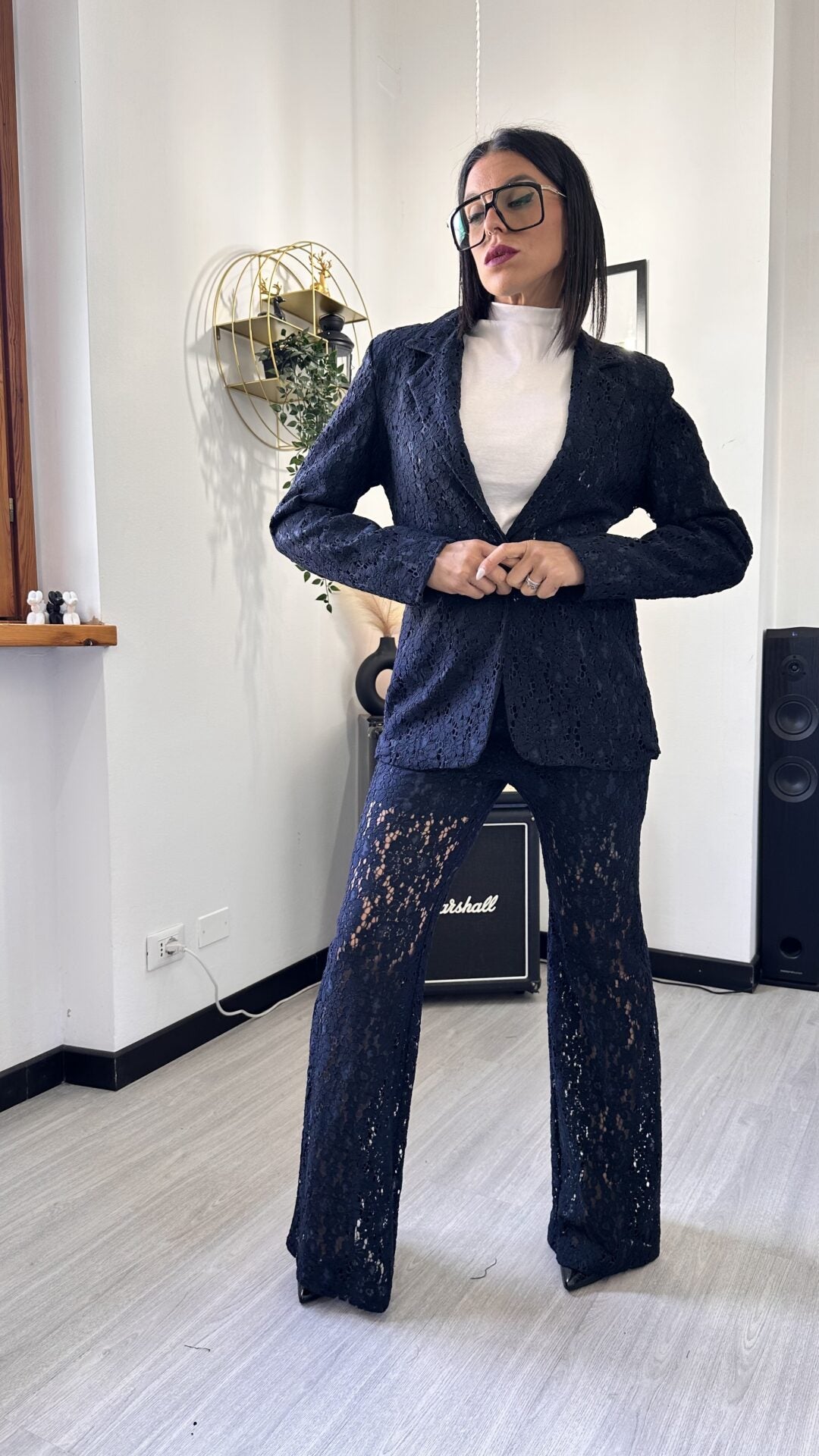 TAILLEUR MACRAME BLU