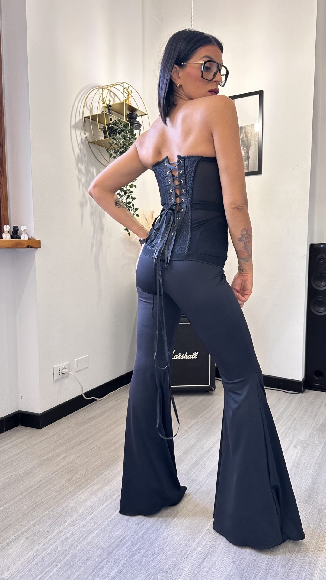 CORSETTO REINA NERO