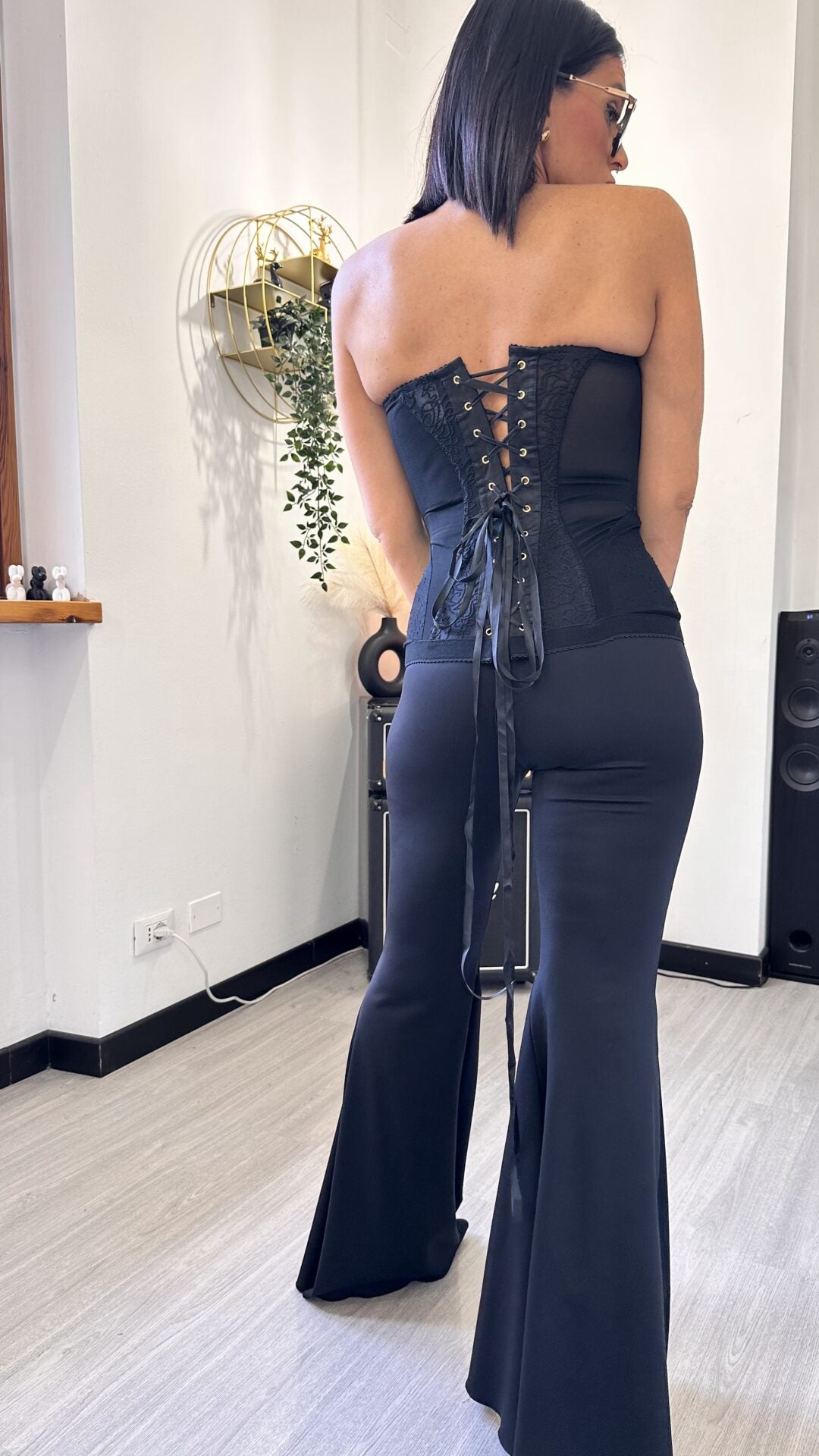 CORSETTO REINA NERO