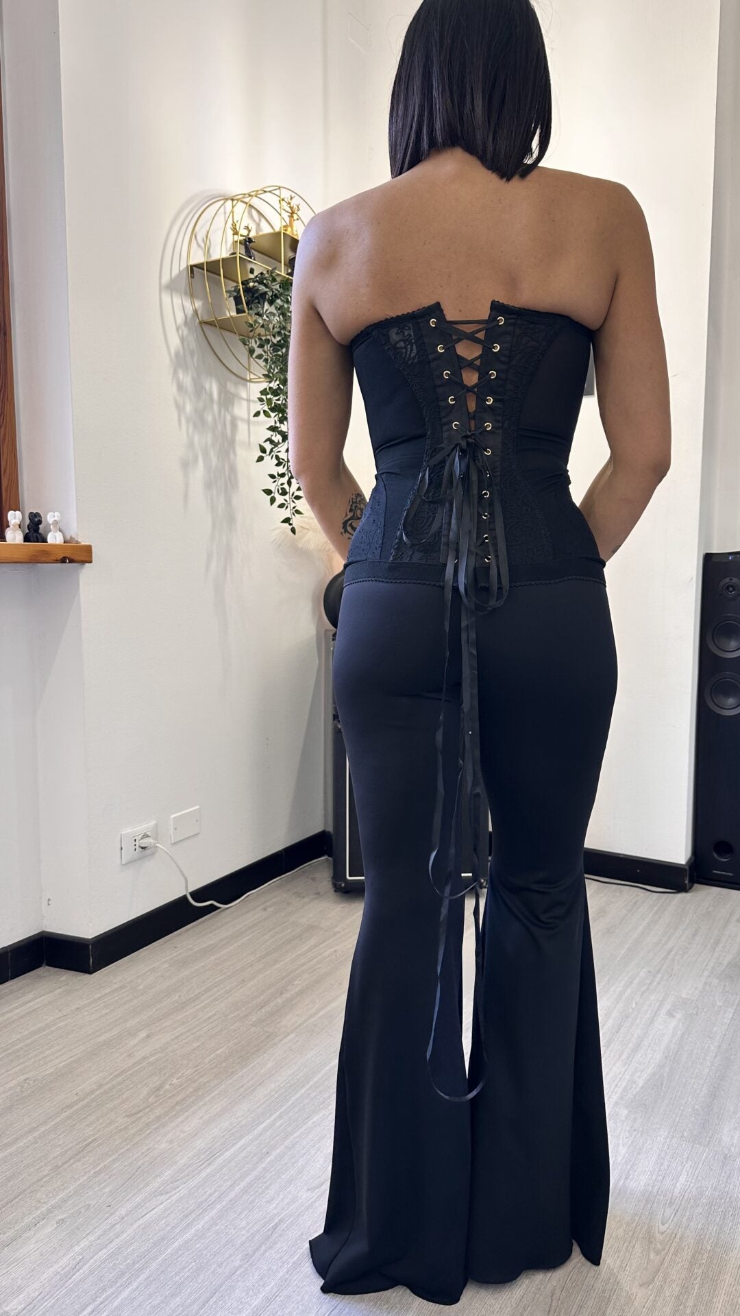 CORSETTO REINA NERO