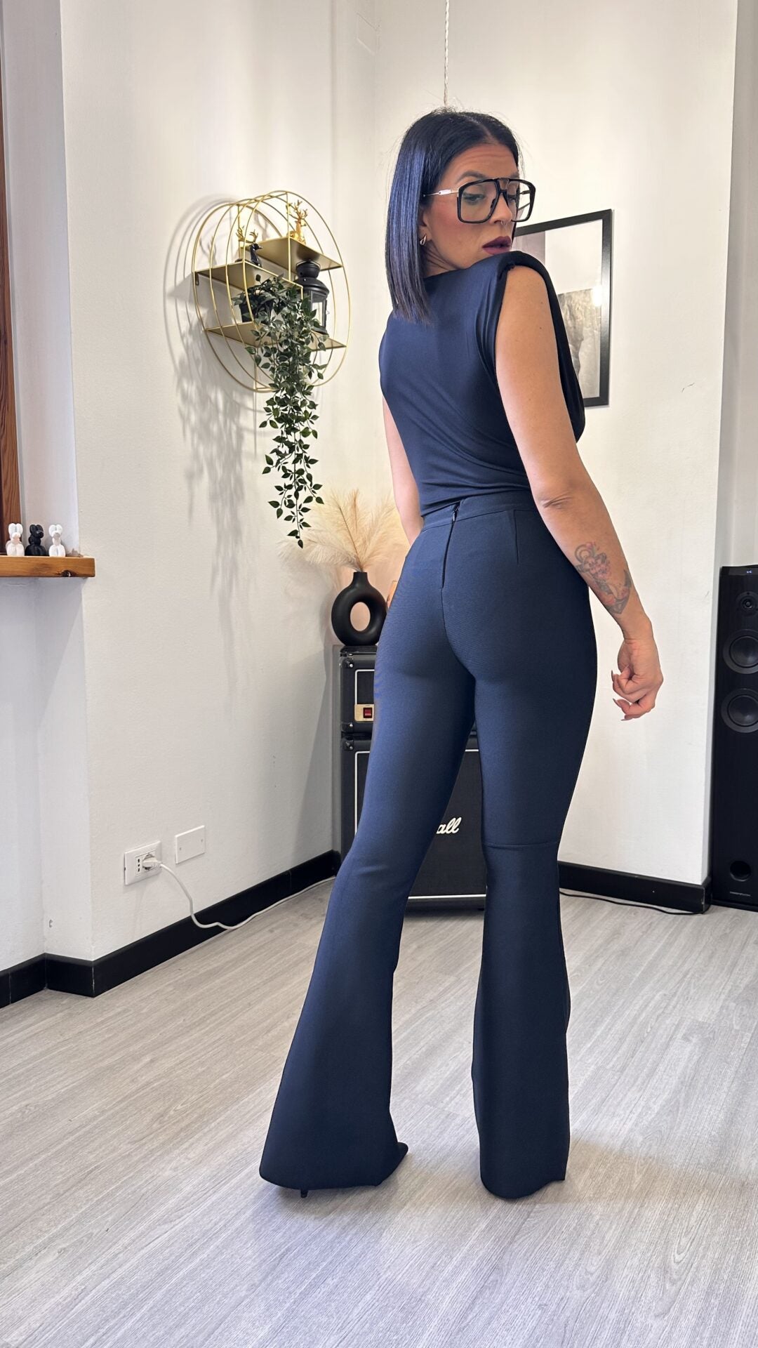 PANTALONI BANDAGE POWER FLOW A ZAMPA