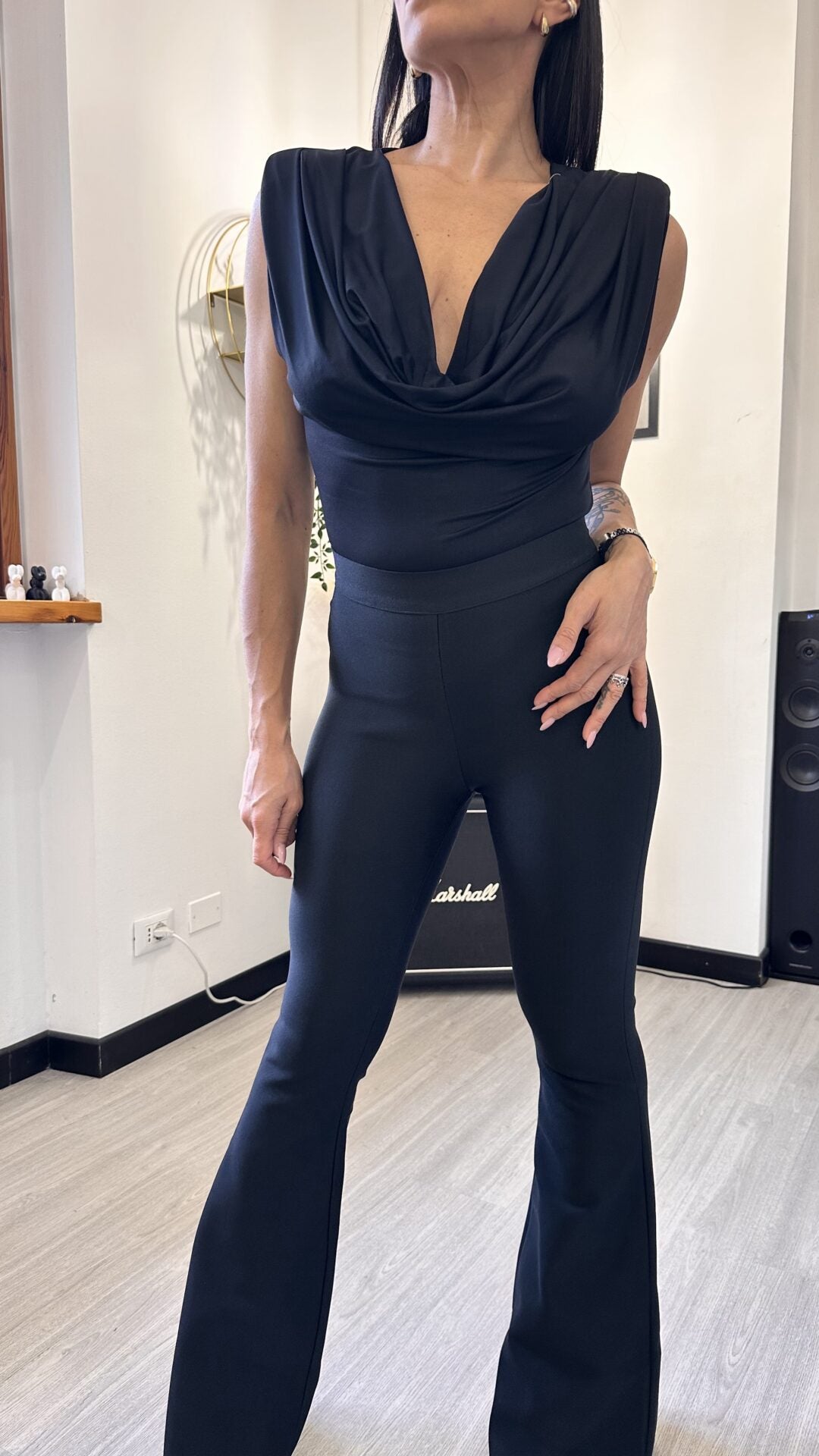 PANTALONI BANDAGE POWER FLOW A ZAMPA