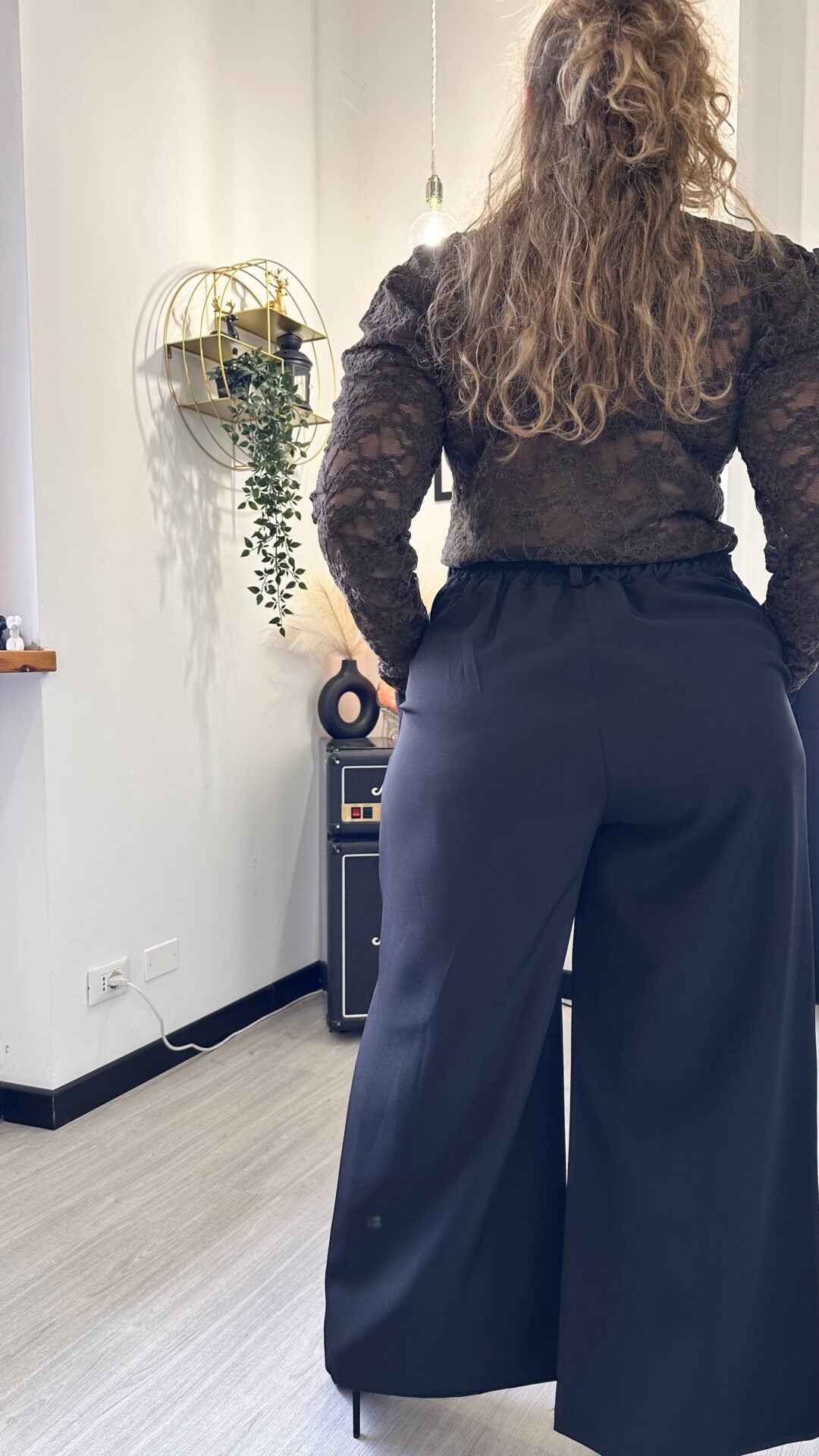 PANTALONE A PALAZZO CON FIOCCO