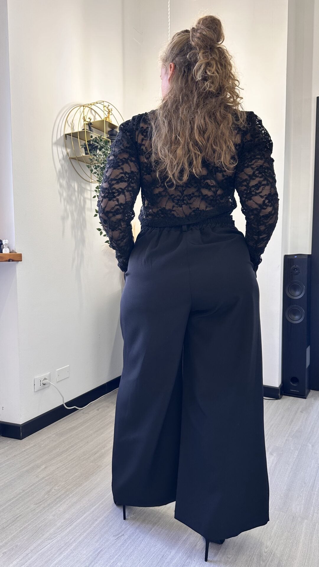 PANTALONE A PALAZZO CON FIOCCO