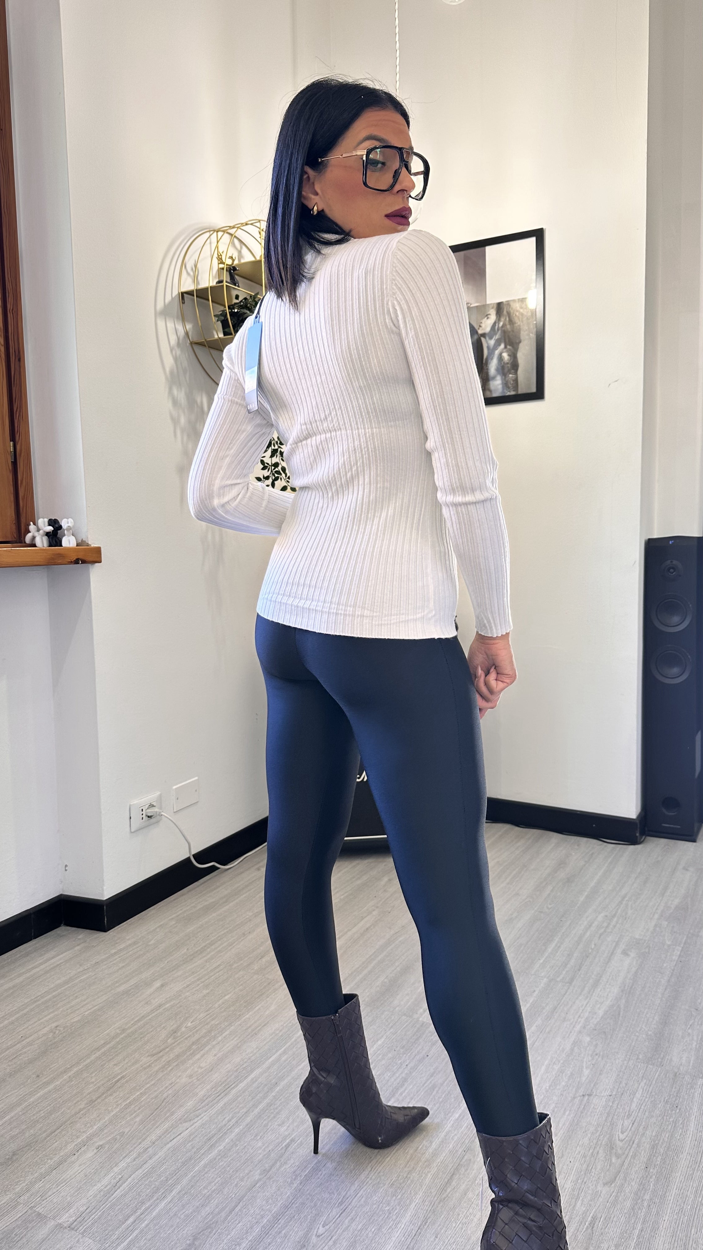 MAGLIA CANETTATA BIANCA