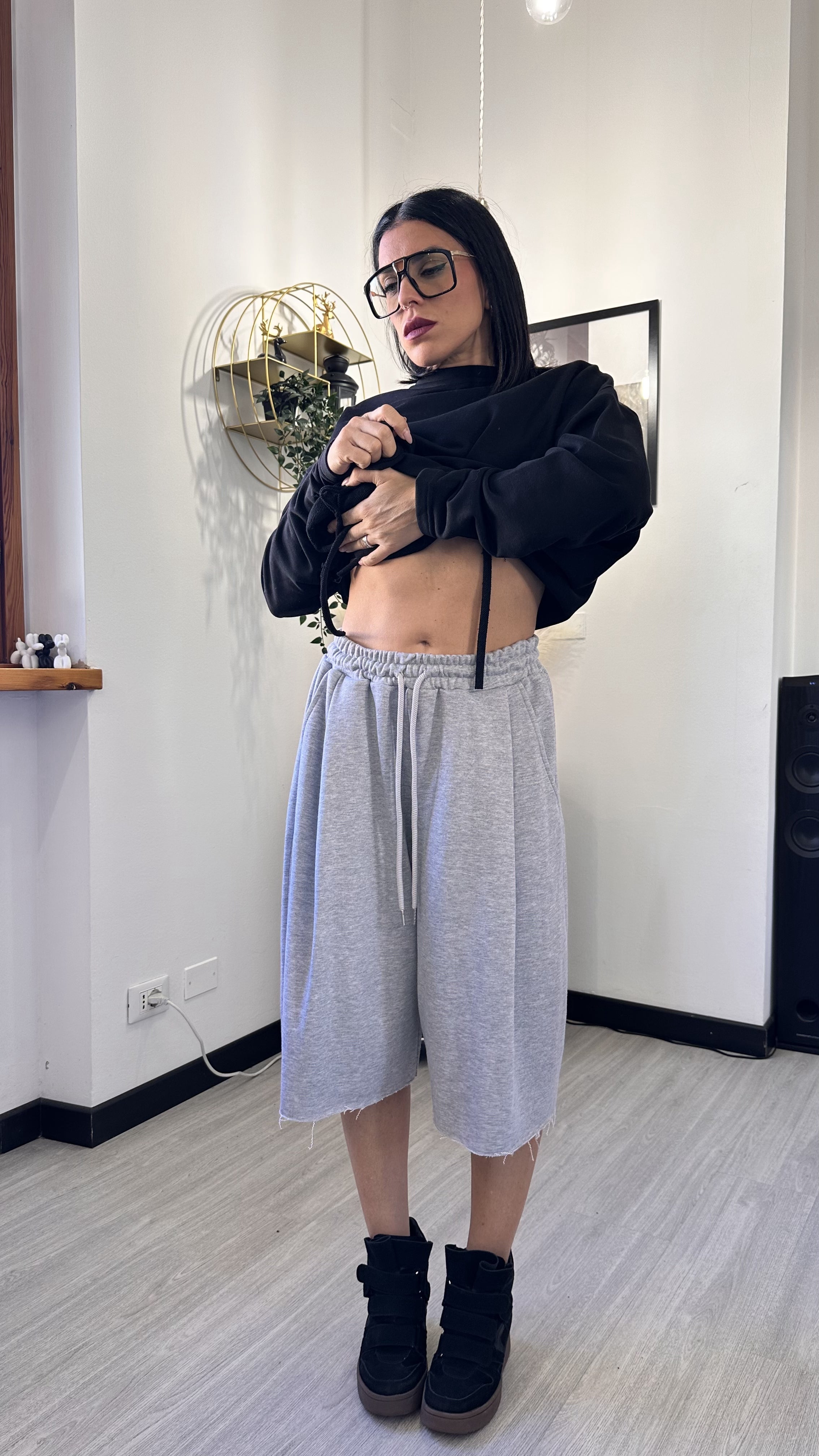 JORTS TUTA GRIGIO