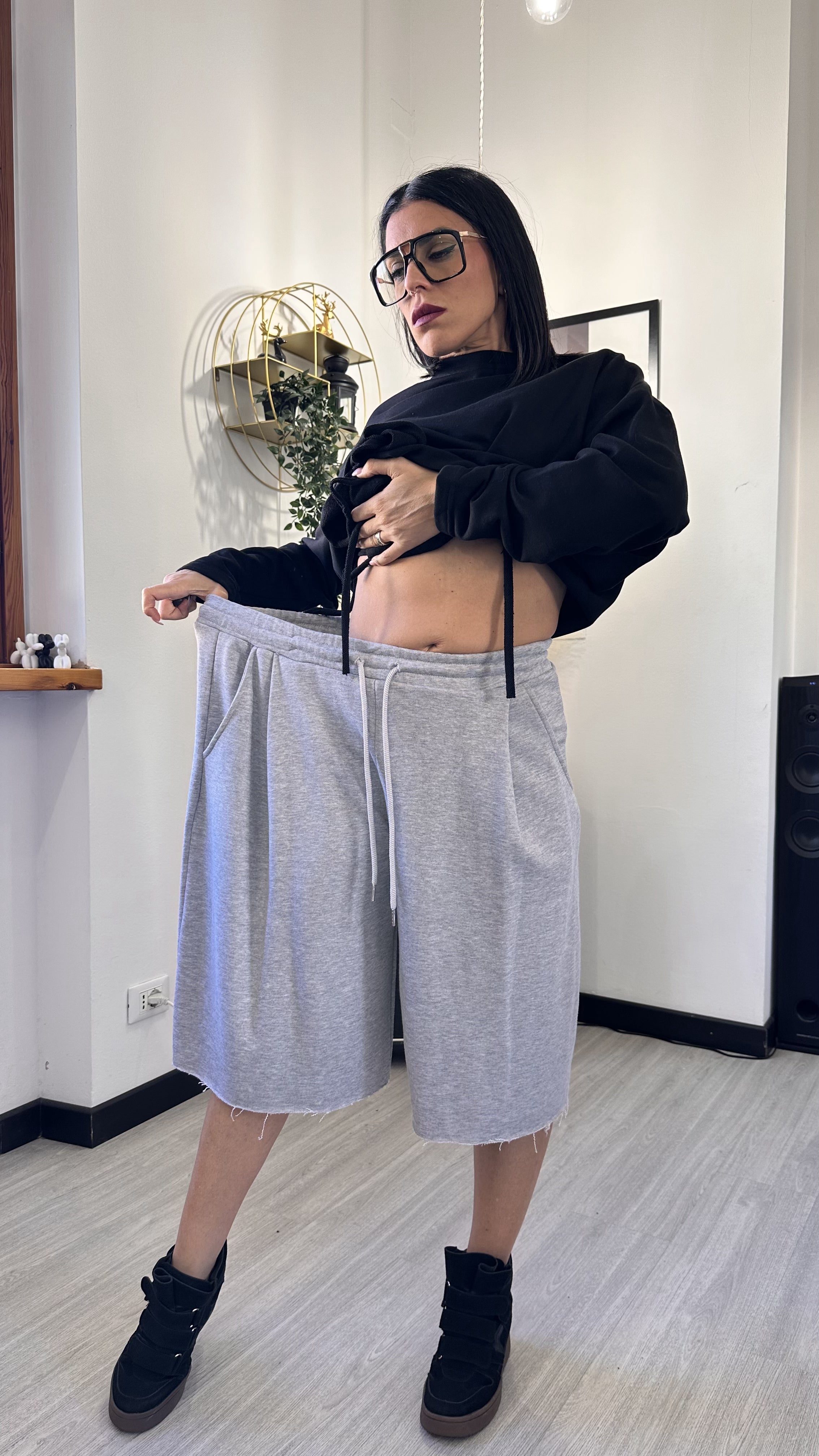 JORTS TUTA GRIGIO