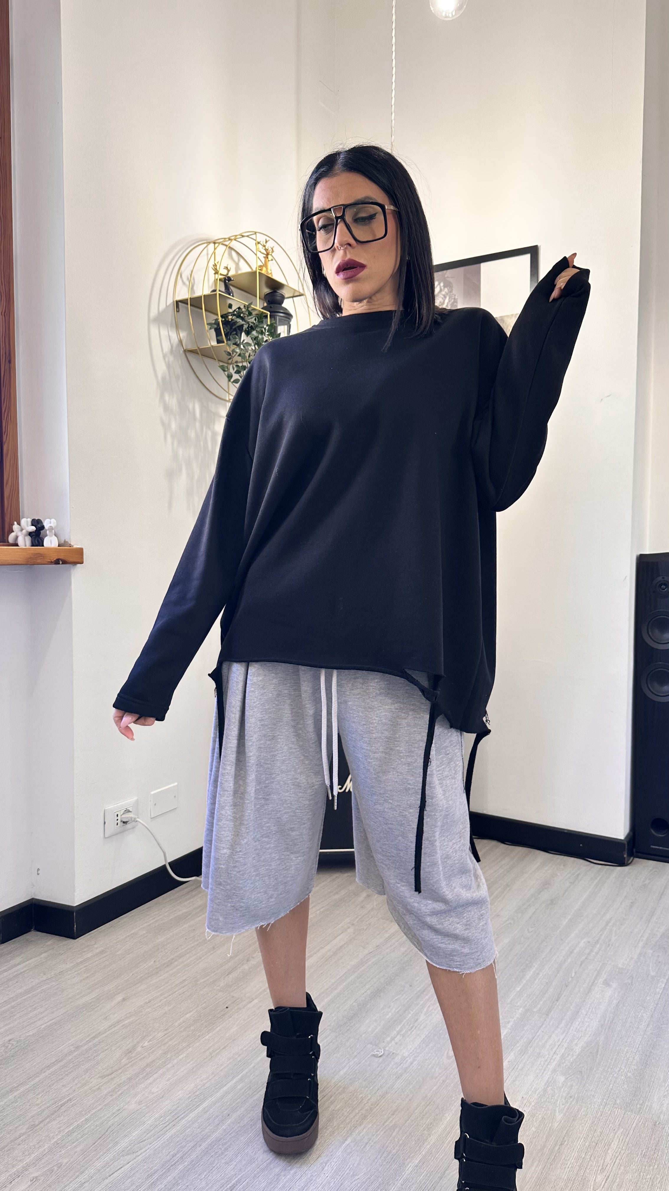 JORTS TUTA GRIGIO