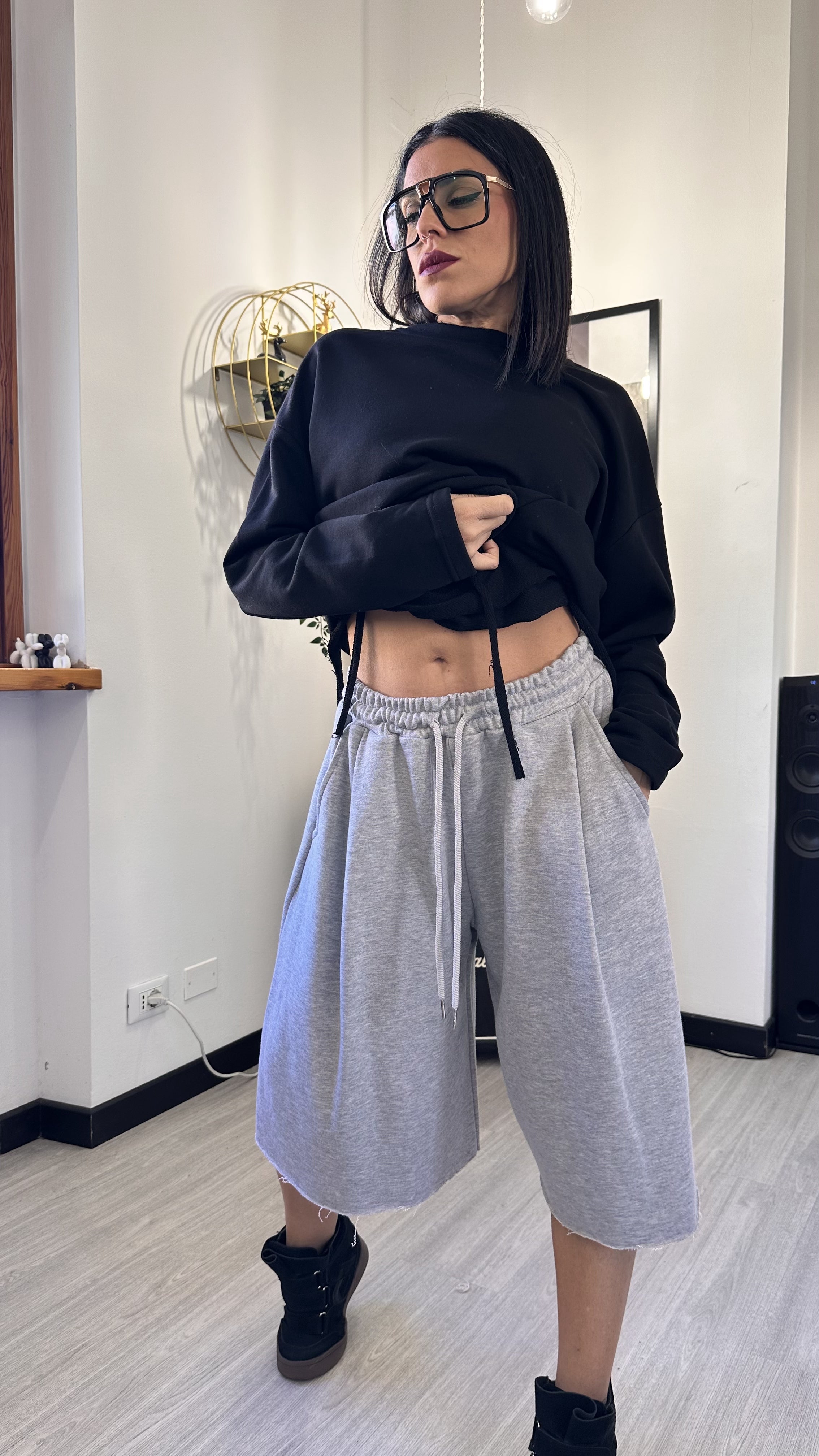 JORTS TUTA GRIGIO