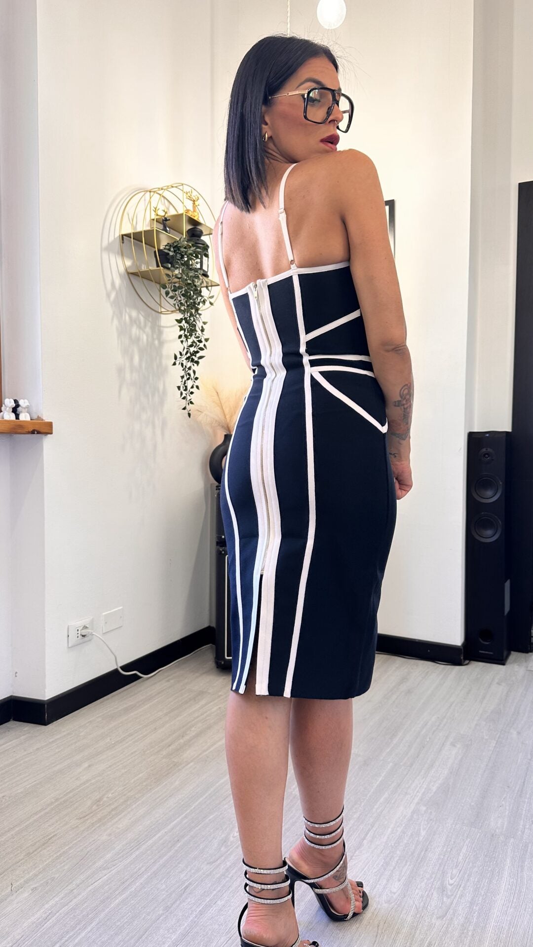 ABITO BANDAGE POP NERO