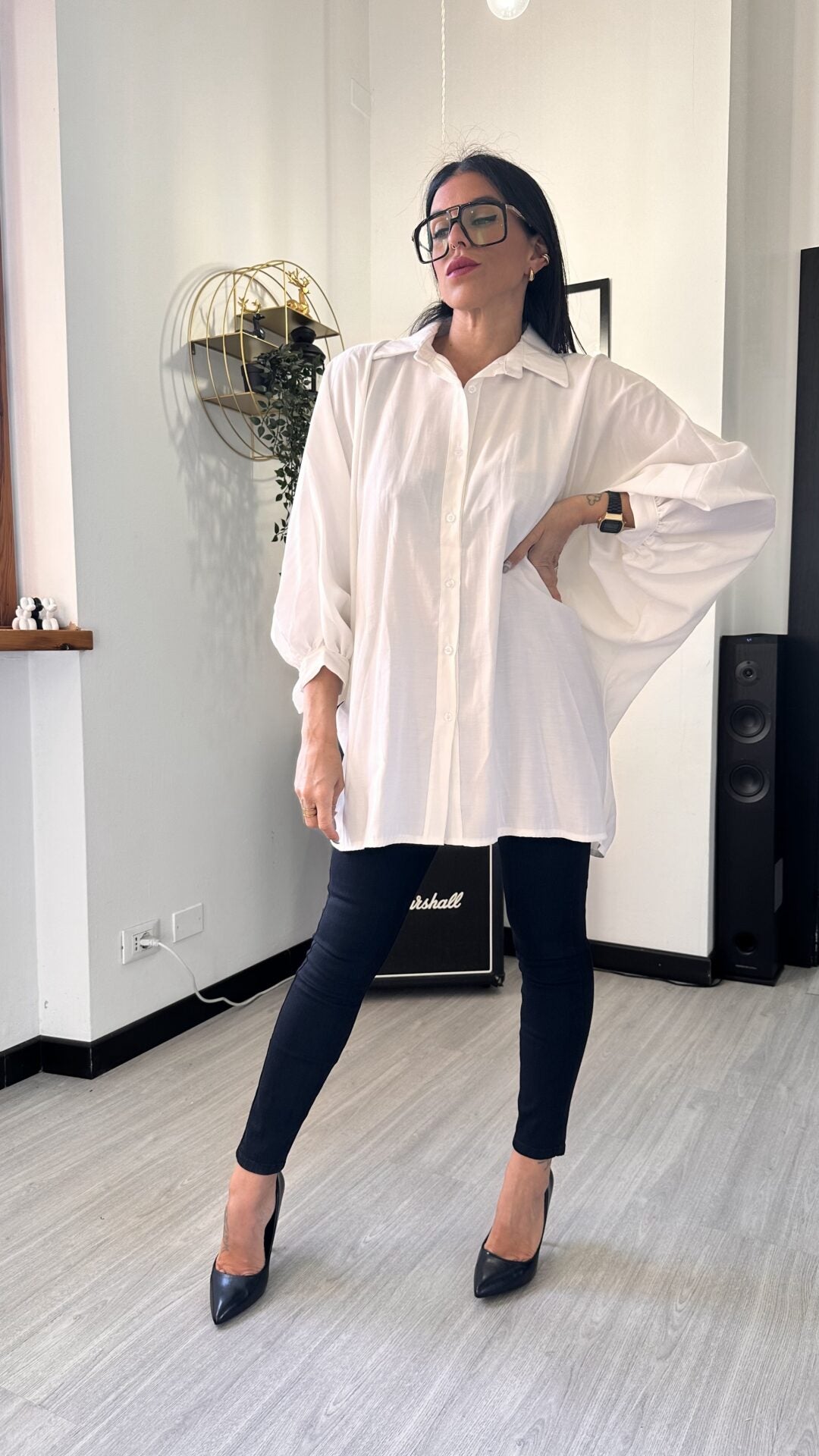 CAMICIA OVER BIANCA