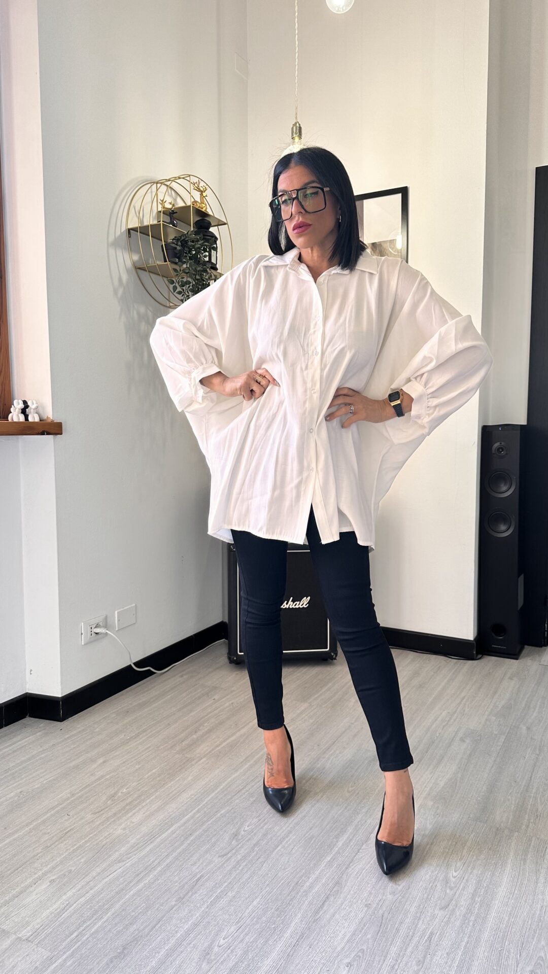 CAMICIA OVER BIANCA