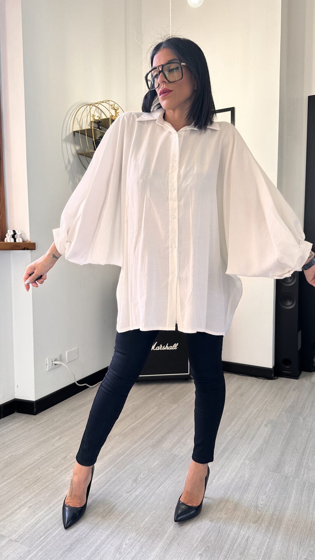 CAMICIA OVER BIANCA