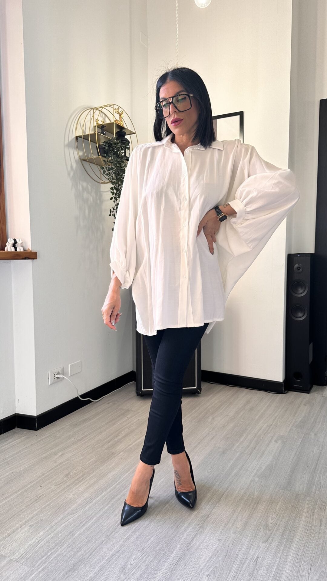 CAMICIA OVER BIANCA