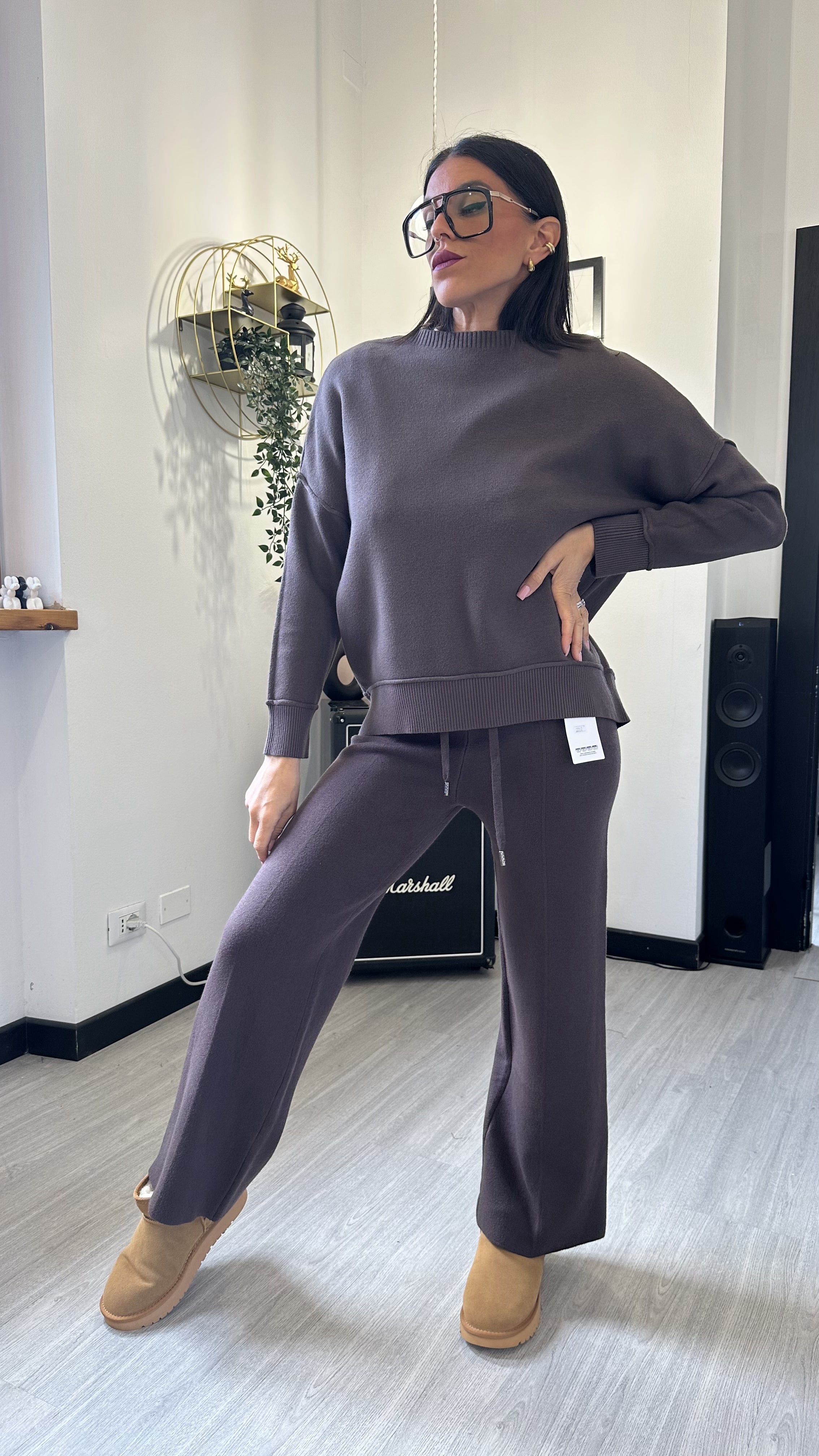 SET MAGLINA MARRONE