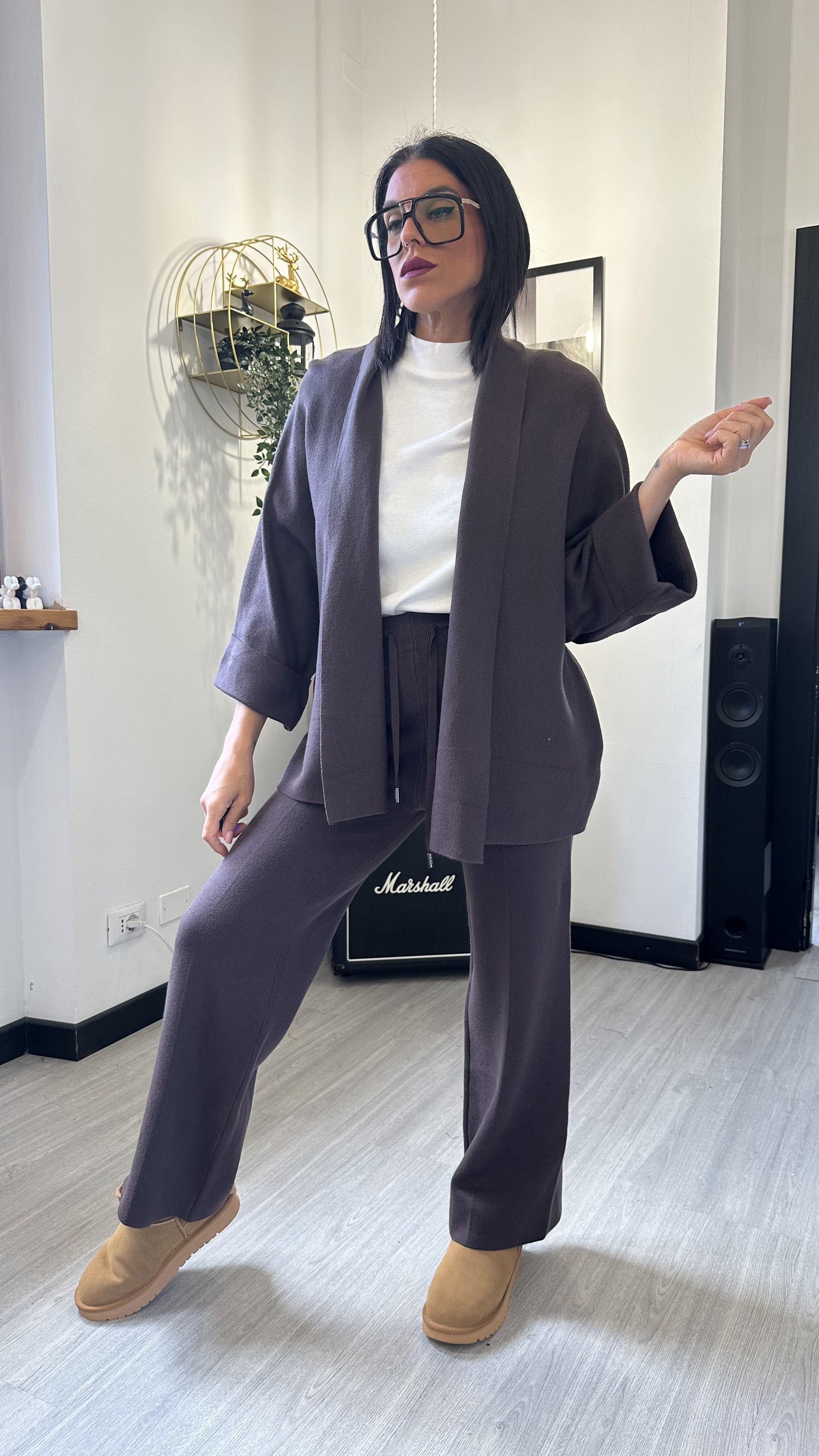 SET MAGLINA MARRONE