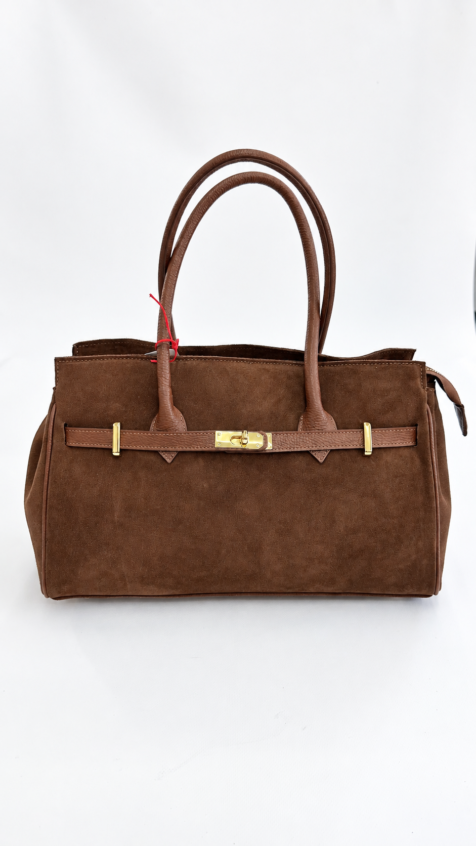 BORSA BIRKI SCAMOSCIATA BIG MARRONE