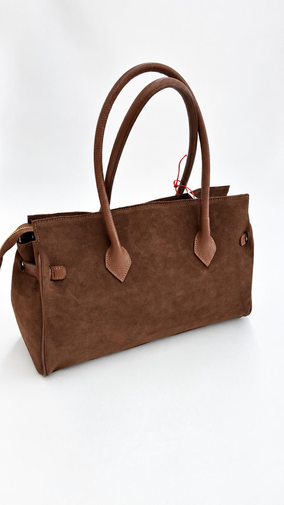 BORSA BIRKI SCAMOSCIATA BIG MARRONE