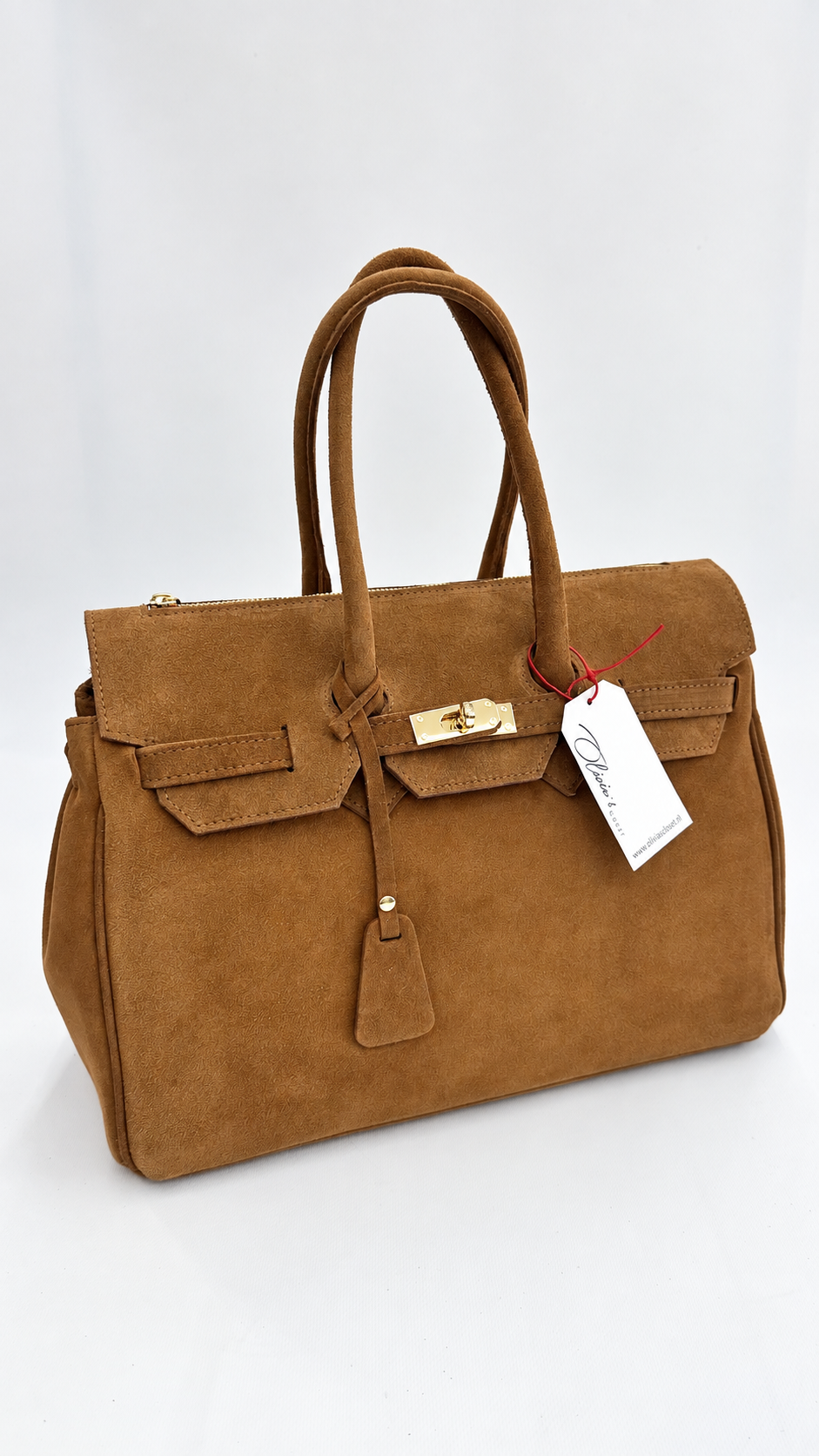 BORSA BIRKI SCAMOSCIATA CUOIO