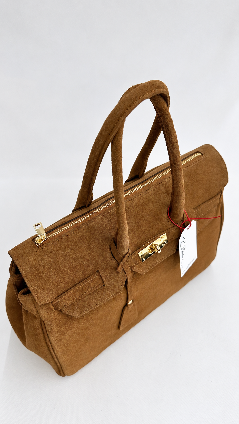 BORSA BIRKI SCAMOSCIATA CUOIO