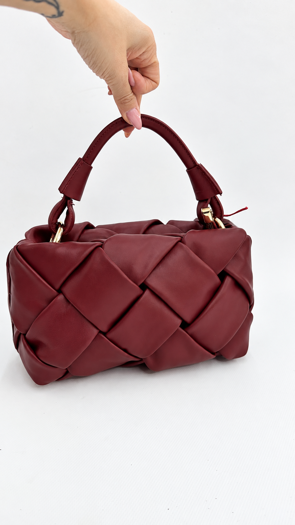 BORSETTA BOTTEGA BORDEAUX