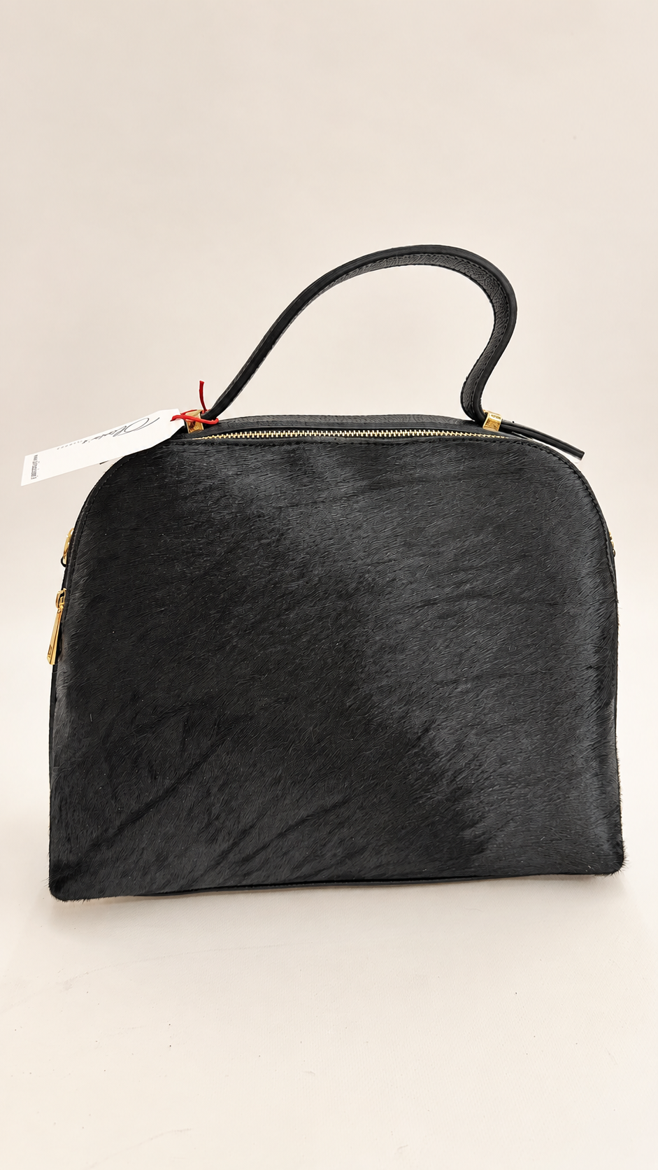 BAULETTO VERTICALE IN CAVALLINO NERO
