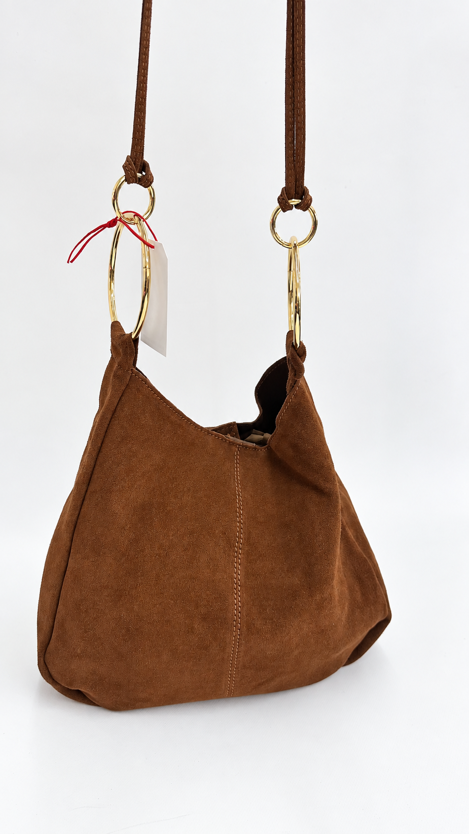 BORSA CON ANELLI TESTA DI MORO