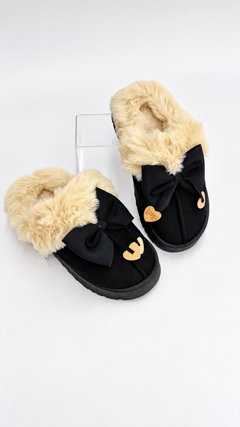 PANTOFOLE LOVE NERE