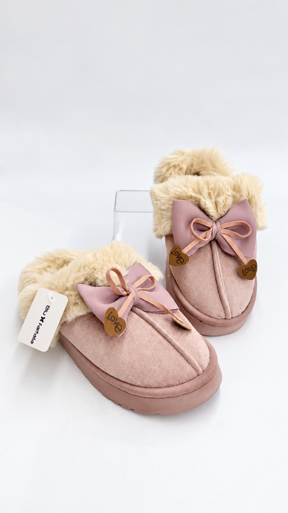 PANTOFOLE LOVE ROSA