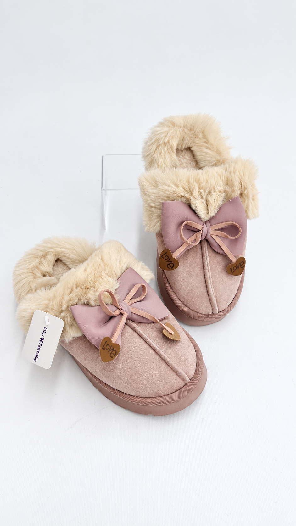 PANTOFOLE LOVE ROSA