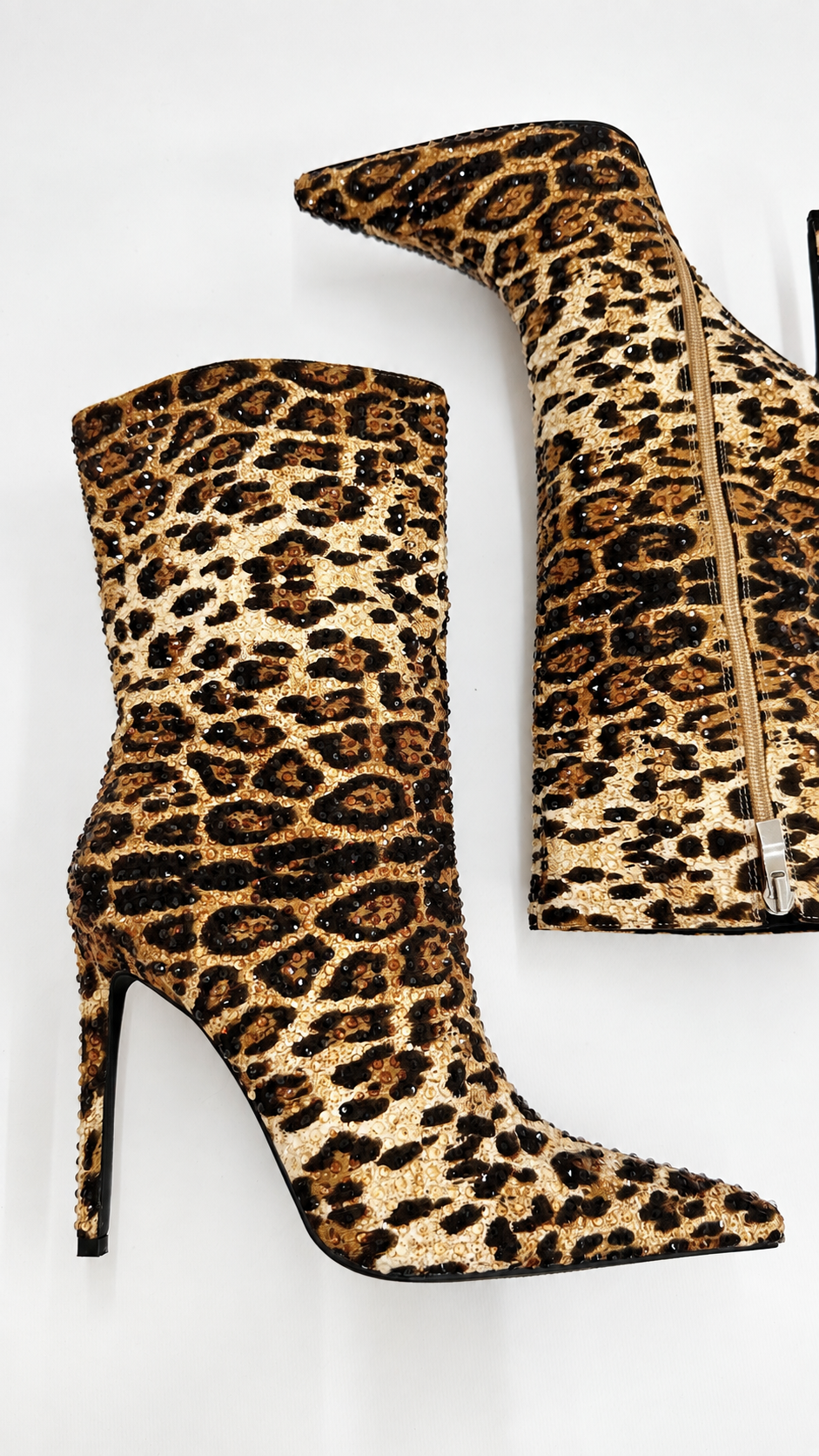 STIVALE PANTERONA CON STRASS